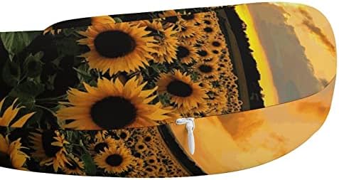 U-Образна Възглавница за шията Sunset Sunflower Мека Моющаяся Възглавница за Пътуване в Домашния Офис
