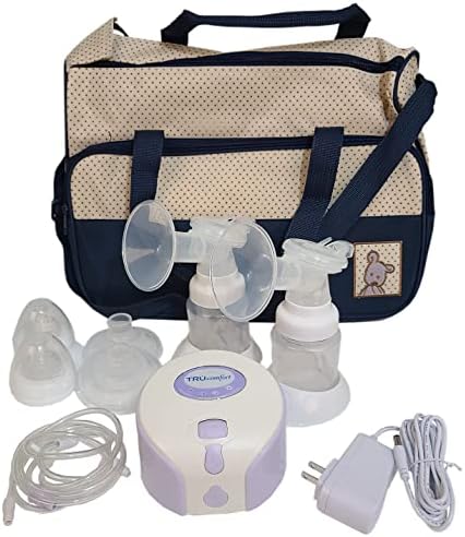 Електрически Молокоотсос Viverity, Двойно - Включва Чанта за молокоотсоса, Помпу за кърмене, вещи от първа