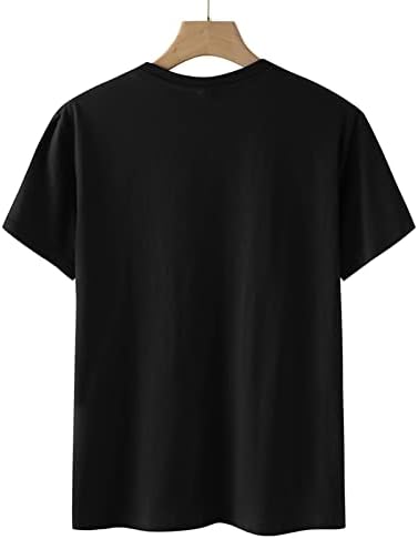 Горната Риза за Дами, Есента и Летни Дрехи, Модни Тениска с Къс Ръкав и Кръгло деколте, Графична Тениска Свободно Намаляване