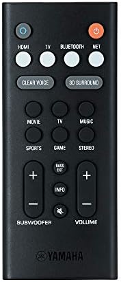 Звукова панел Yamaha Audio YAS-109 с вграден в субуфера, Bluetooth и вграден гласов контрол Алекса