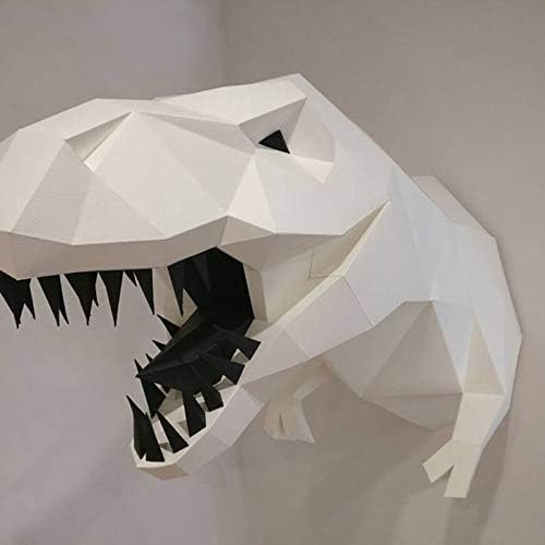 WLL-DP Вид Тираннозавра Хартиена Скулптура Ръчно изработени САМ Предварително Вырезанное Хартиена Занаят 3D Животно Книжен