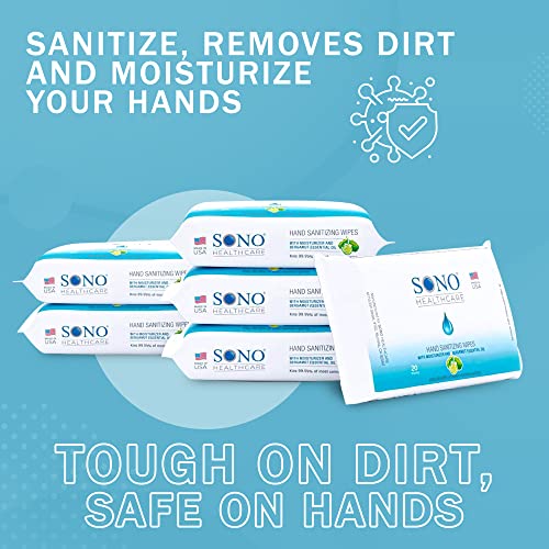 Кърпички за дезинфекция на ръце SONO - Медицински, които не съдържат алкохол Хигиенни кърпички - Дезинфектанти,