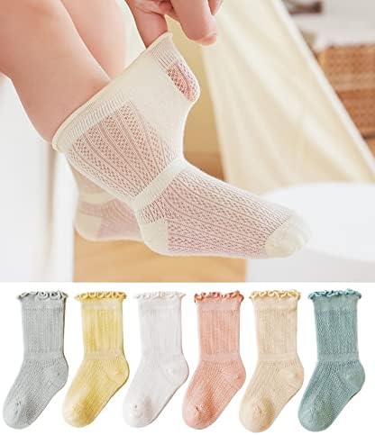 FYLuoke/ Бебешки Чорапи до Коляното Чорапи За Момичета, Дълги Чорапи За Новородено, Чорапи За Момчета И Деца С Къдри