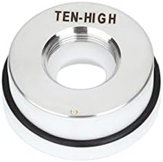 Десятивысокое Лазерно Керамично пръстен с Диаметър от 25 мм x 18 мм за Влакно-Лазерно рязане на глави, 10 бр /опаковка