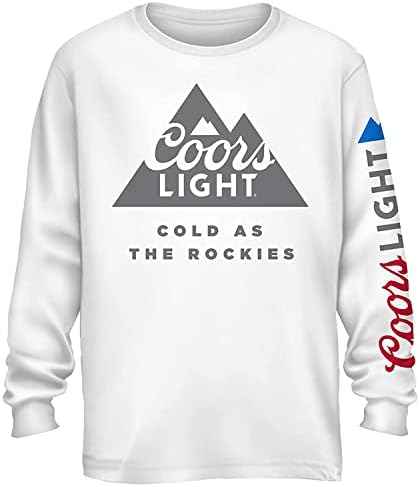 Лека мъжка риза Милър от Coors Тениска С логото на Бирата Coors As Cold As The Rockies, Риза с дълъг ръкав