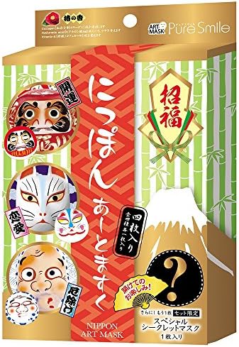 Чиста усмивка Япония Чиста усмивка¦ Japan Art mask-добрите Сделки Set Box (Всички Четири по 1 лист)