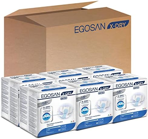 Гащи-памперси Egosan за възрастни при инконтиненция на урината 8-часова защита X-Dry за максимално поглъщане