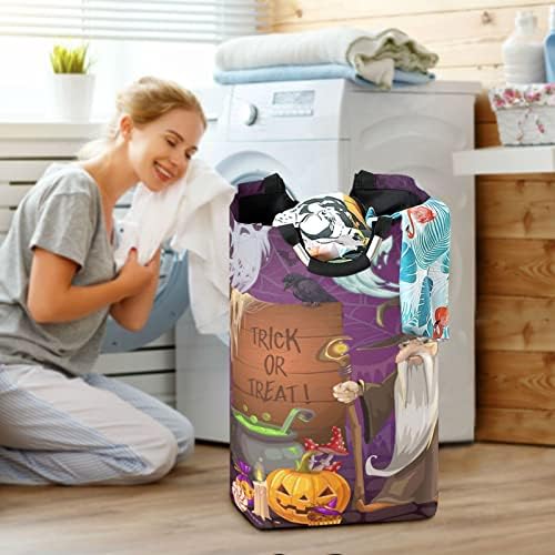Кошница за дрехи Kigai с Анимационни Шарките на Нощта на Хелоуин, Складное Детско Кофа За Съхранение, Водоустойчив Кошница