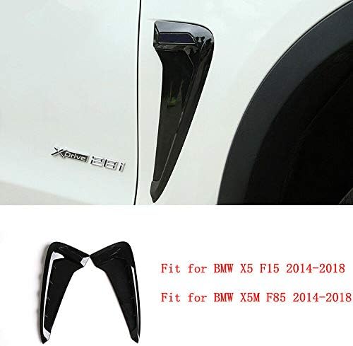 Черен страничен панел на отдушник крило THJ за BMW X5 F15 F85 2014-18