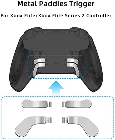 Mcbazel Метални остриета от неръждаема стомана Спусъка, за Xbox Elite/Xbox Elite 2, Комплекти от Резервни Части и Аксесоари