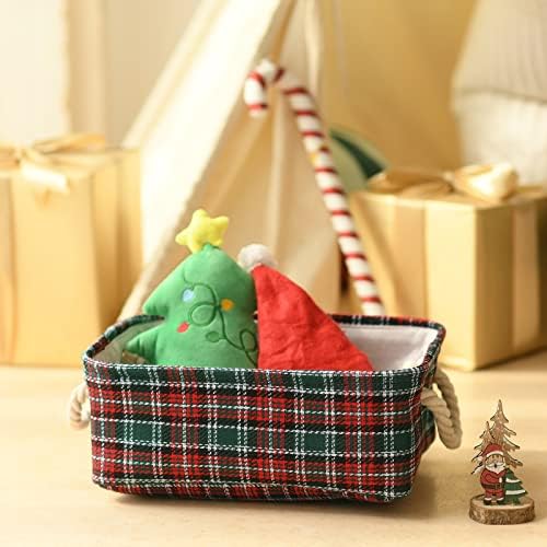 Коледна кошница за съхранение в клетка от Бъфало, Ферма за Коледни Кошници, Празни за деца, Торбички за подаръци за
