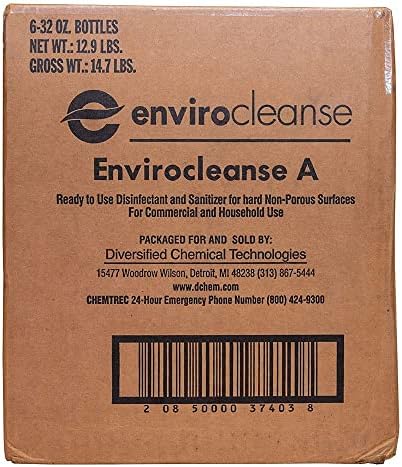 Envirocleanse Най-безобидно в света дезинфектант Хлорноватистая киселина 6 Опаковки по 32 грама във флакона-распылителе