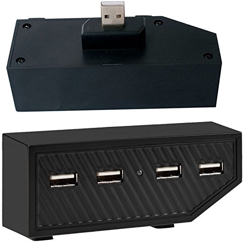 Адаптер-Сплитер Kabalo от 1 до 4 USB порта за разширяване на центъра за конзолата на Microsoft Xbox One, Черен