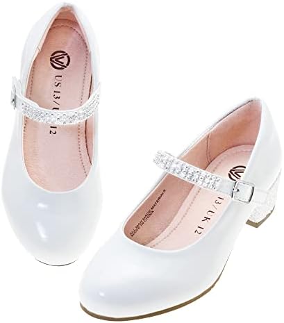 LseLom/Модел обувки за момичета с кристали Mary Janes за Момичета, Вечерни обувки на висок блестящ ток с цип линия