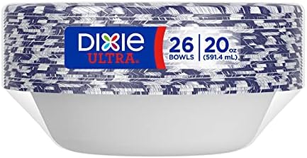 За еднократна употреба хартиени чаши Dixie Ultra, 20 грама, Размер за вечеря или обяд за Еднократна употреба