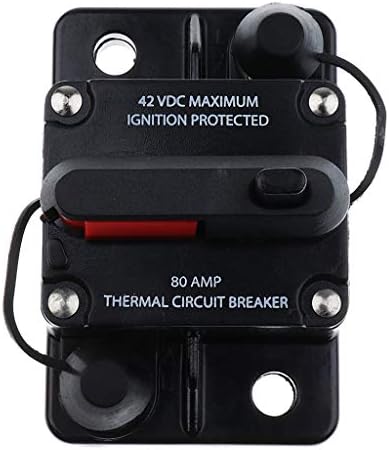Автоматичен прекъсвач JF-XUAN 12-42 Волта 80A + 150A AMP Вграден Отменя Самодиагностика Авто Аудио Стерео Предпазител Автоматичен