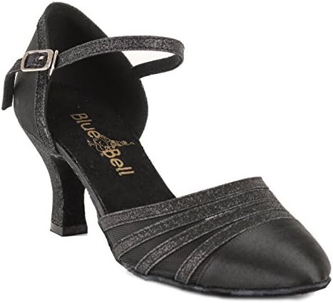 Обувки със звънци Ръчно изработени Дамски Обувки за Система за Салса на Сватбена конкурс за Танцови обувки Wendy на ток