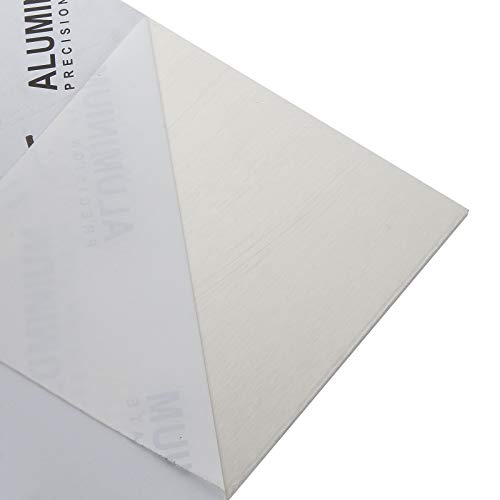 Ziqi 6061 T6 Алуминий Метален лист с Дебелина 12 x 12 x 1/8 инча Плосък Пластинчатая Панел от алуминий, метални