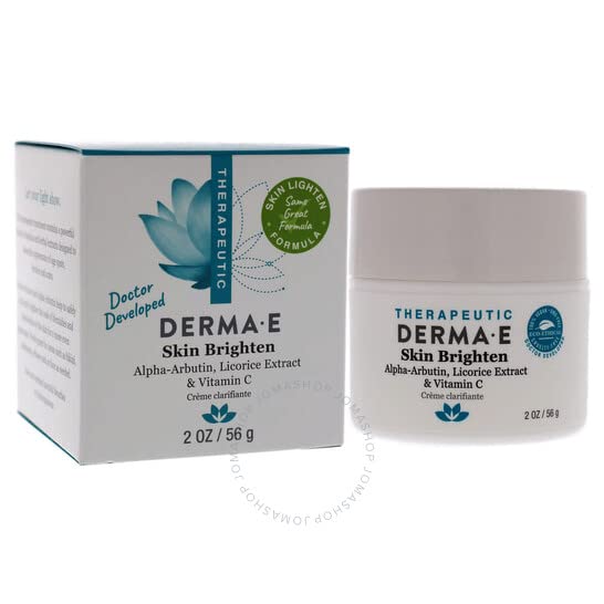 DERMA-E Skin Brightening Cream – Осветляющий крем за Тъмните петна по кожата - Естествена Осветляющее средство за лице и тяло