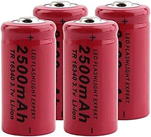 XHQI 16340 3,7 2500 mah Литиева батерия за Vl123A Dl123A 5018Lc cr123a lithium Cr17345 K123A 4 бр.