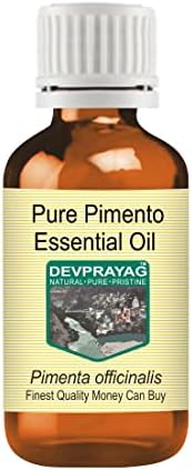 Devprayag Чисто Етерично масло Пименто (Pimenta officinalis) Парна дестилация 100 мл (3,38 унция)