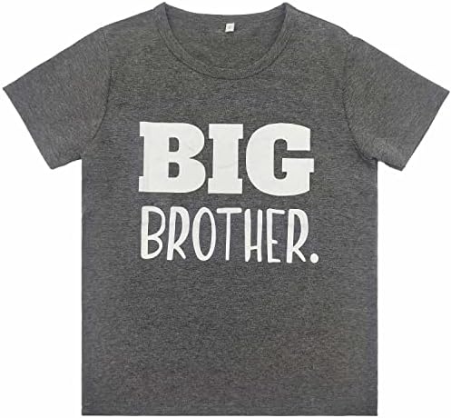 Wosixima Ризи за по-голям Брат и по-малък Брат, Боди, Еднакви Комплекти За Малки Момчета, Подаръци За Братя