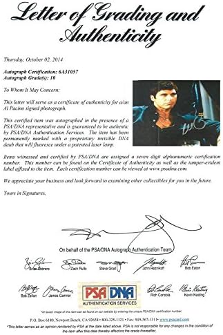 Ал Пачино Лице с Белег Подпис 11X14 Снимка Автокорректированный Скъпоценен Камък Мента 10! PSA/ ДНК 6A31057