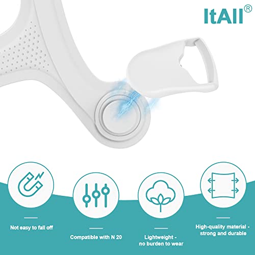 ItAll Доставя взаимозаменяеми комплект, който е съвместим с Airfit, дограма маркуч, каишка и клипове в събирането,