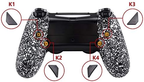Екстремно Канава Програмируем комплект ecu White Dawn контролера на PS4 с актуална платка, рециклирана задната обвивка и 4