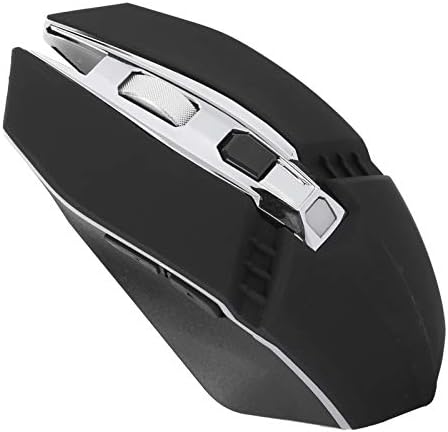 Безжична Лека Детска мишката GOWENIC, черна X5 с поддръжка на Bluetooth 2.4 G, Детска мишка с 6 Бутона, Акумулаторна