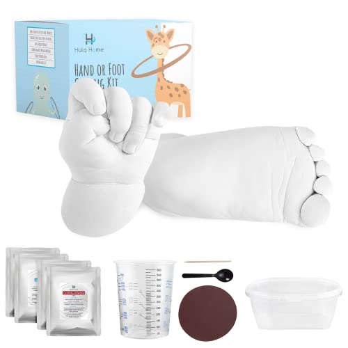 Комплект за леене на ръцете в памет на Hula Home |Комплект за скулптури от гипс за ръцете и краката на Бебето | Комплект