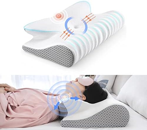 Ортопедична възглавница за легла с ефект на паметта, защита на врата, въздушна възглавница с ефект на паметта с бавен