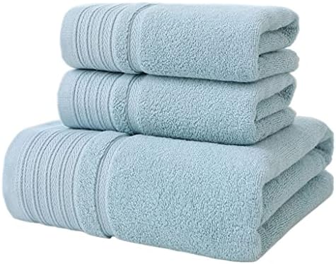 LXXSH Вълна, Баня комплект, Плюс Голям Плюс Дебели кърпи за баня Памучни кърпи За баня, Мека кърпа (Цвят: 3 бр., Размер: 78x35