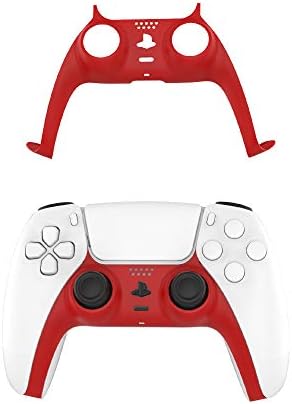 Замяна Обвивка контролер PS5, Декоративни Ленти САМ Shell за контролер PS5 Dualsense (червен)