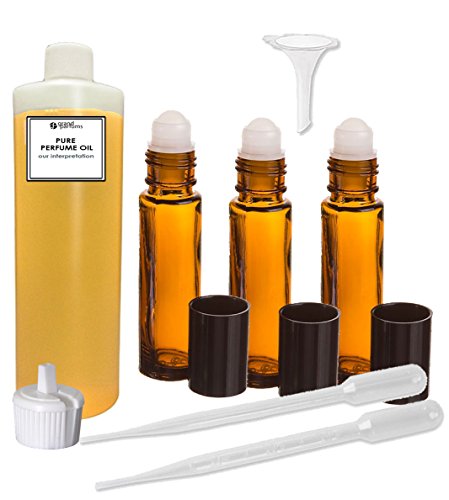 Набор от парфюмерийни масла Grand Parfums -Съвместим с масло за тяло Куш Type Ароматно масло за тяло - Нашата интерпретация,