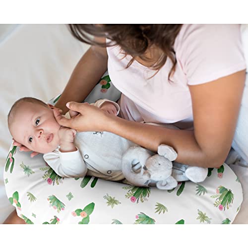 Sweet Jojo Designs Кактусовая Калъфка за хранене с цветен модел, Калъфка за хранене от шише за новородени или кърменето