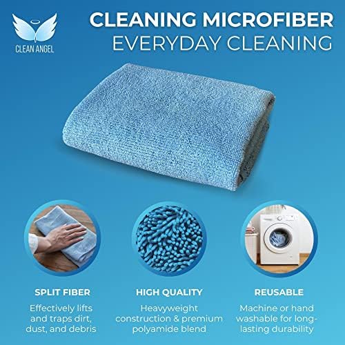 Почистващи кърпички за Почистване Angel от микрофибър премиум-клас за дома, баня, кухня, 16 X 16 инча, с висока плътност