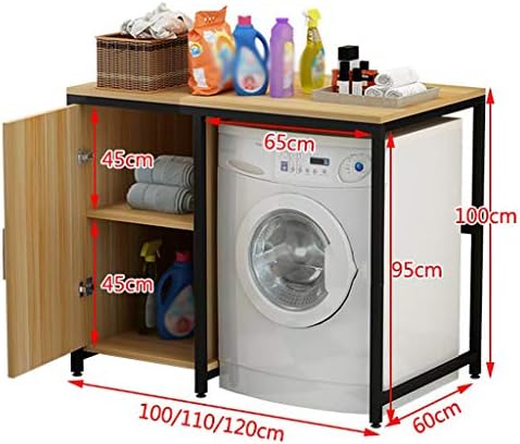 Hokcus Многофункционални Рамка за съхранение на перални машини по рафтовете над тоалетна, Подови Рафтове за миене на съдове