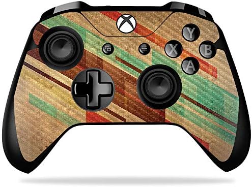Обвивка от въглеродни влакна MightySkins контролера на Microsoft Xbox One X - Абстрактно дърво | Защитно, Трайно Текстурированное покритие от въглеродни влакна | Лесно се нанася, ?