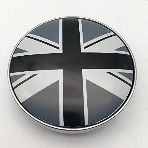4 Броя 60 мм Логото на Хартата на Обединеното Кралство Дизайн на лого на Автомобила ABS Алуминиев Обичай Джантата