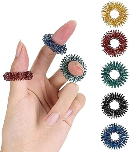 Магнити за точков масаж ВЕЦ Sujok Therapy (комплект от 20 броя) + 5 пръстени Sujok