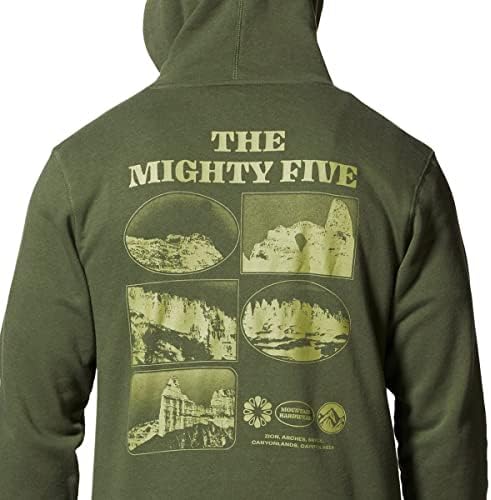 Планинска Тежка дрехи Мъжки Пуловер MHW Mighty Five С качулка