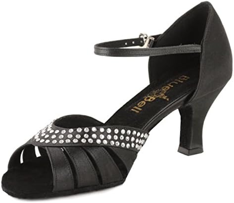 Обувки със звънци Ръчно изработени Дамски обувки за Система за салса на Сватбени събития, Танцови обувки Maria на ток 2.5 инча