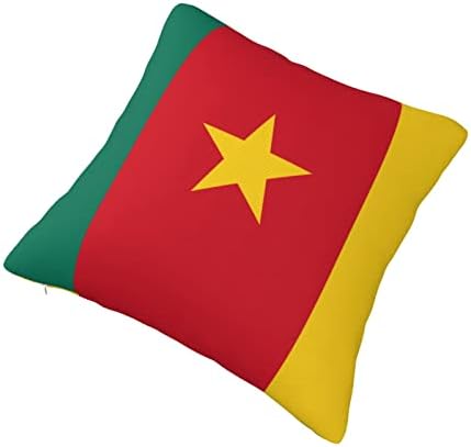 Калъфки с Флага на Камерун, Калъфи За Възглавници, Квадратни Калъфки за възглавници, Диван-легло, Домашен