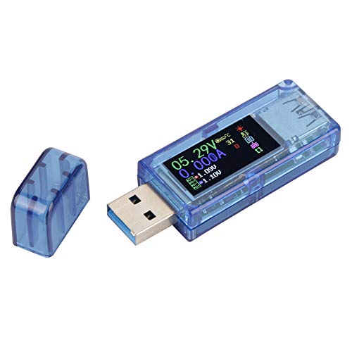 USB 3.0 Тестер Цветен Екран Волтметър Амперметър Измервателният ток Мултицет Зарядно Устройство