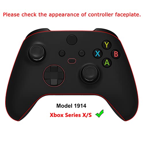 Изключително Нежна, тъмно-Червено Демон, Предната Обвивка на корпуса на контролера на Xbox серия X & S, Модел