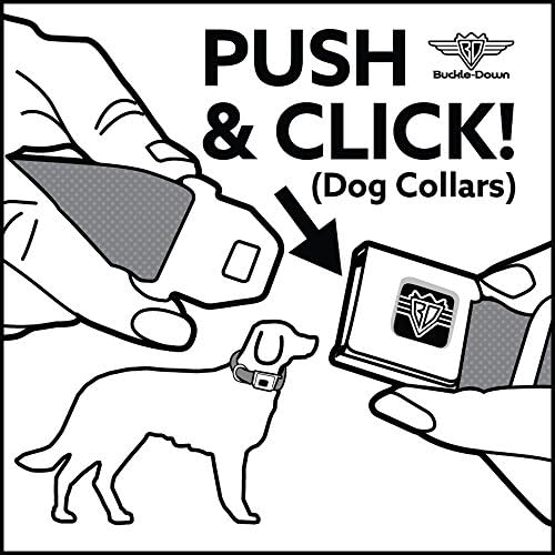 Нашийник за кучета с катарама за колан - на PLAMEN in Action Черен/Сив/Жълт/Зелен - Ширина 1 сантиметър - Подходящ