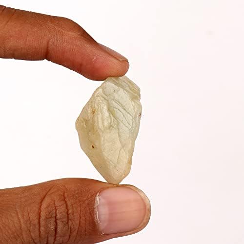 GEMHUB 100.7 CT Естествен Лунен камък Необработен Необработен Скъпоценен Камък, Кристал и за Заздравяване, Производство