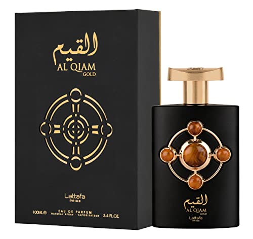 Lattafa Perfumes Al Qiam Злато за Спрей парфюмерийната вода Унисекс, 3,4 Грама