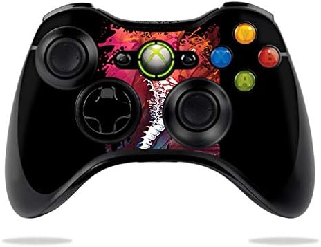 Корица MightySkins, съвместима с контролер Xbox 360 на Microsoft - Цветовете на морските вълни | Защитно, здрава и уникална